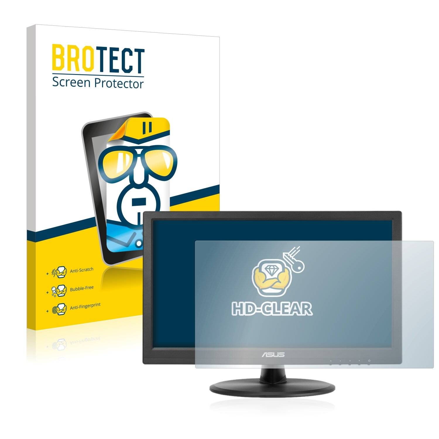 BROTECT HD-Clear Displayschutzfolie für Asus