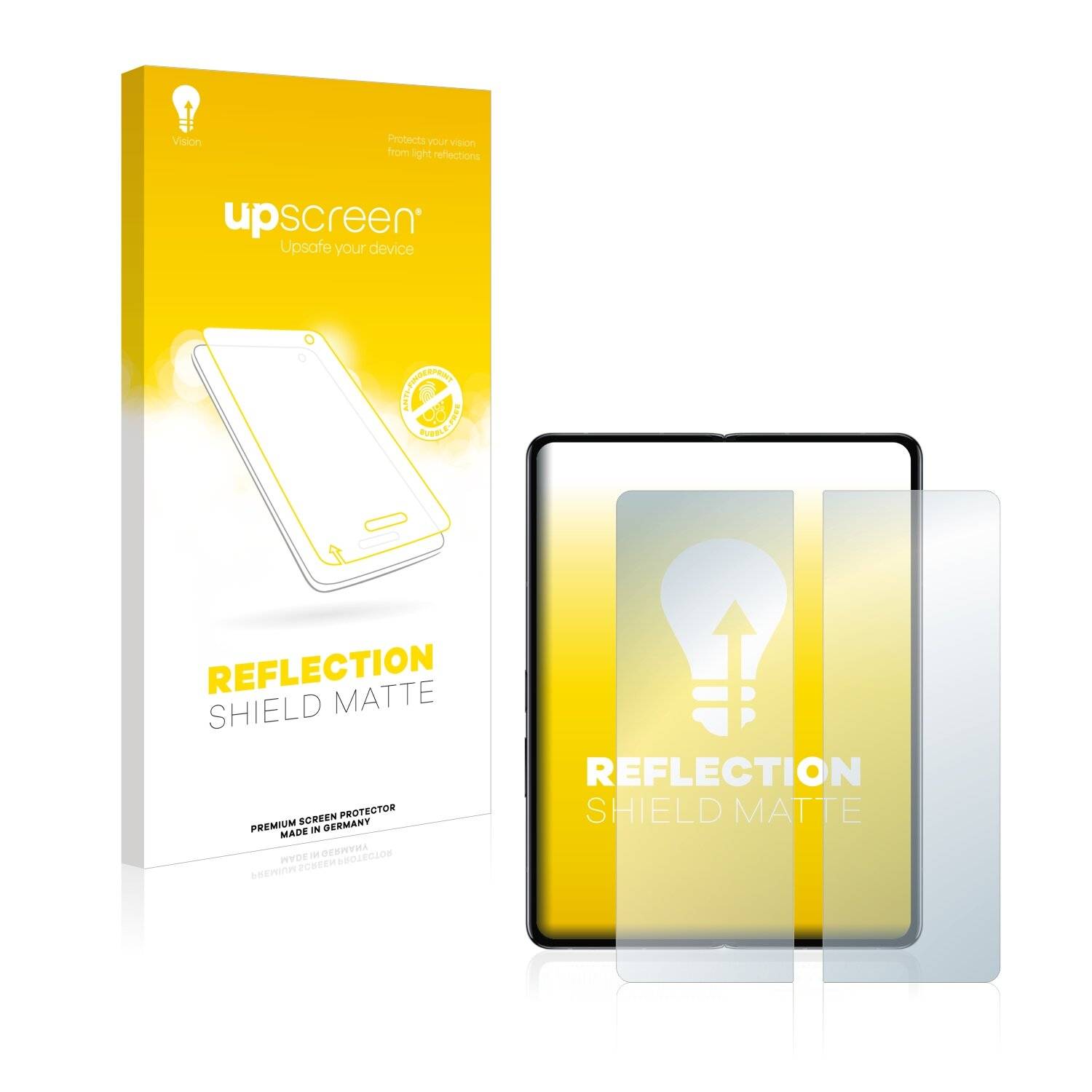 upscreen Reflection Shield Matte Premium Displayschutzfolie für Xiaomi Mi Mix Fold (Inneres