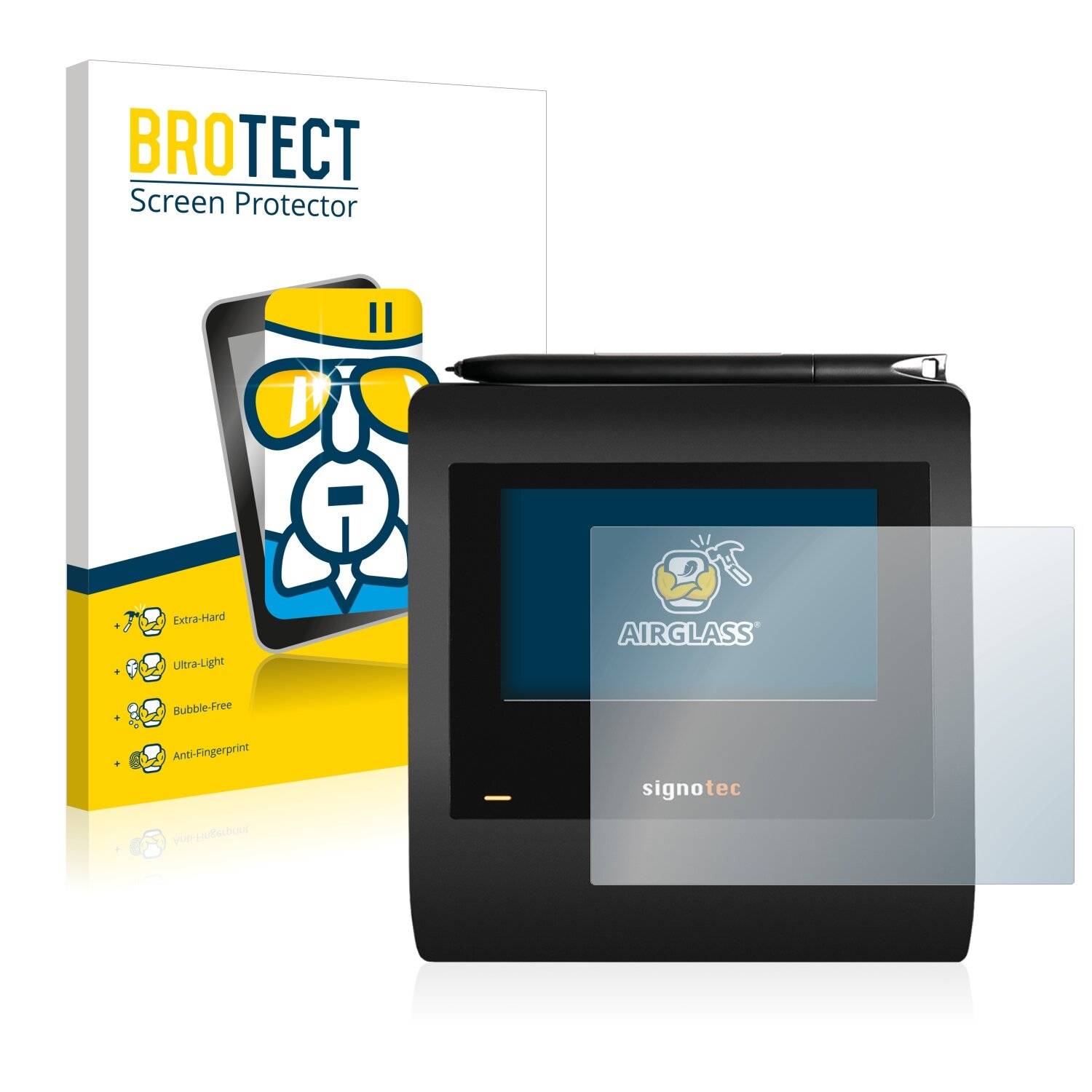 BROTECT AirGlass Schutzglas Folie für Signotec