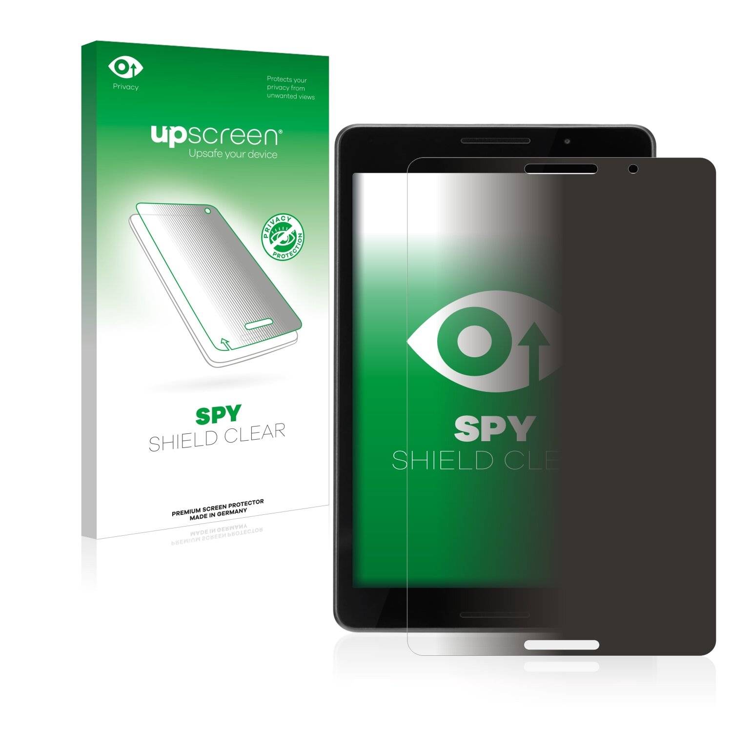 upscreen Spy Shield Clear Premium Blickschutzfolie für ZTE Grand X View