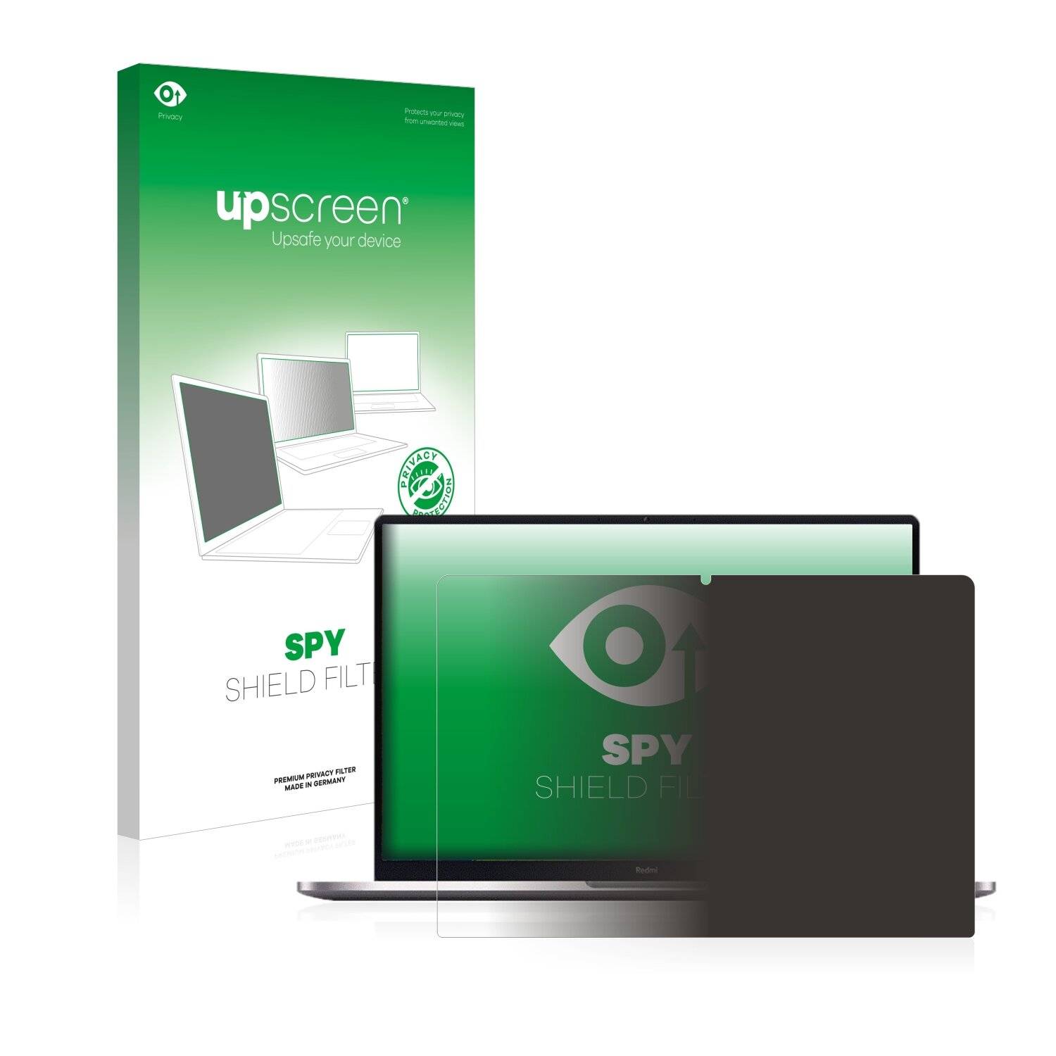 upscreen Spy Shield Filter Premium Blickschutzfilter für Xiaomi RedmiBook Pro 14
