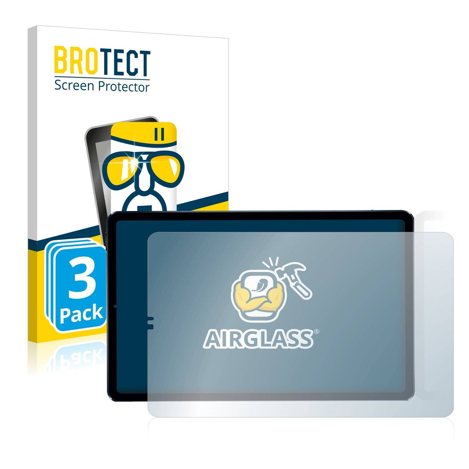 3x BROTECT AirGlass Schutzglas Folie für JingPad