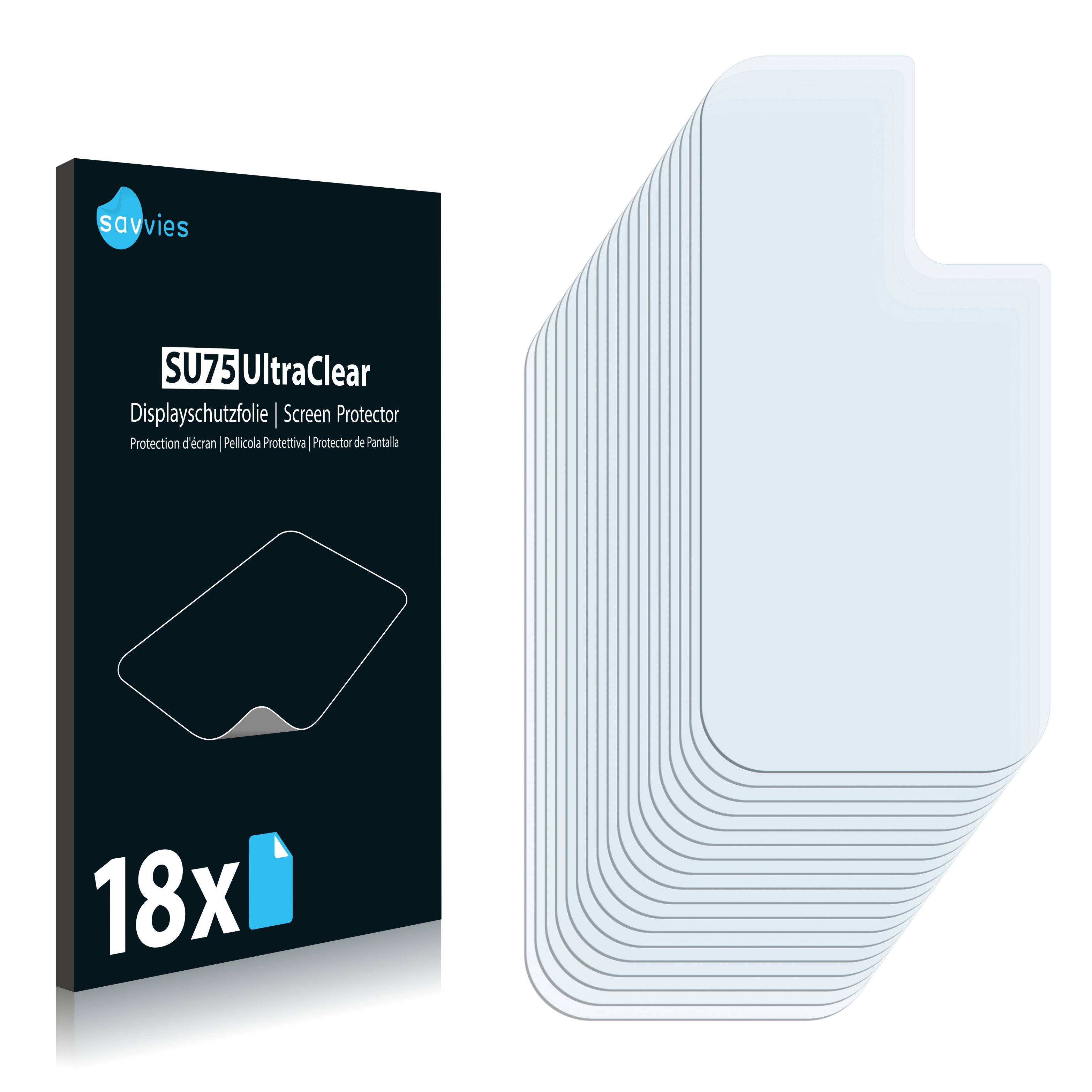 18x Savvies SU75 Displayschutzfolie für Alcatel 1S 2021 (NUR