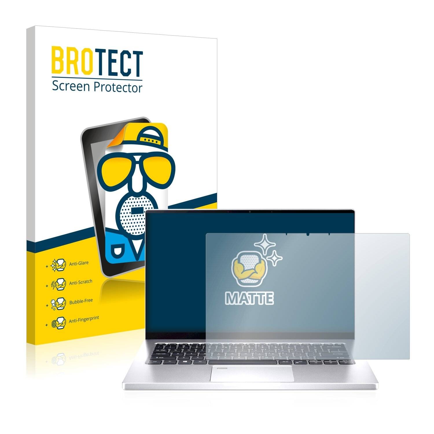 BROTECT Matte Displayschutzfolie für Acer Book RS AP714-51T - Entspiegelt,