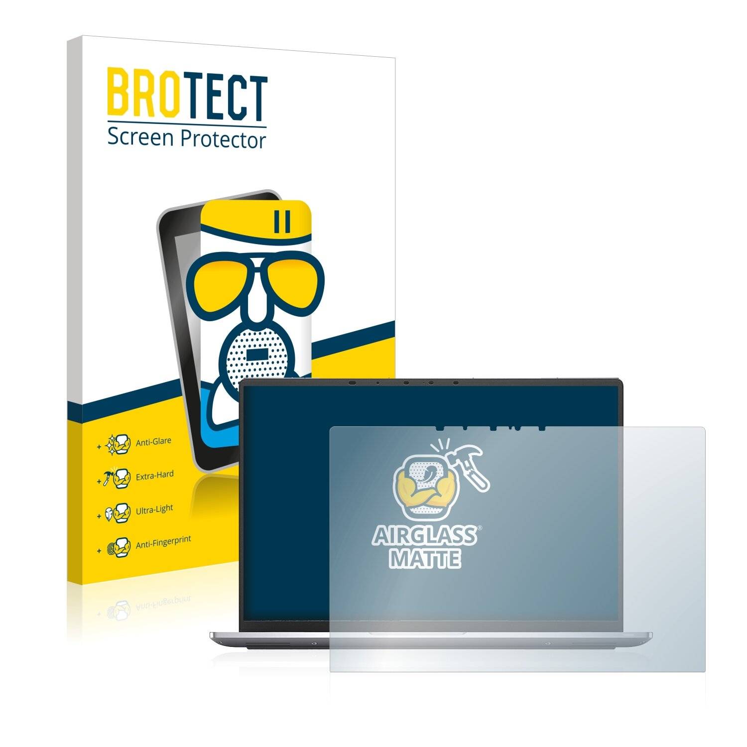 BROTECT AirGlass Matte Schutzglas Folie für Dell Latitude 9420 2-in-1