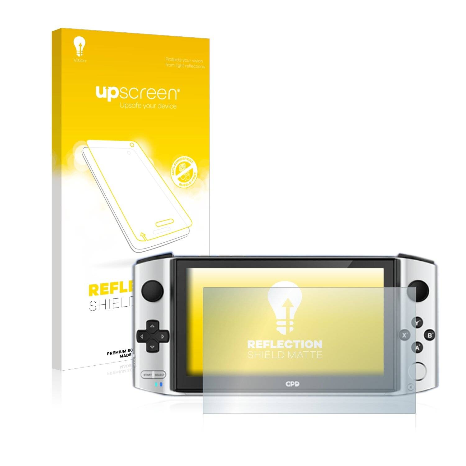 upscreen Reflection Shield Matte Premium Displayschutzfolie für GPD Win