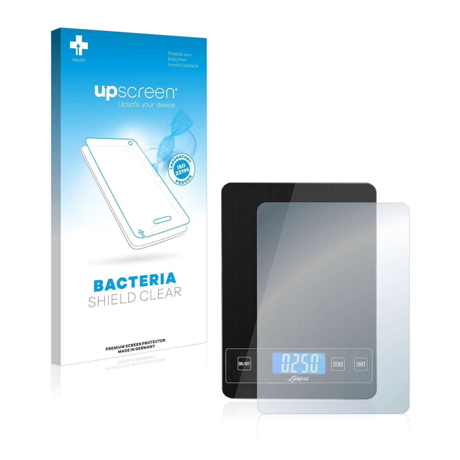 upscreen Bacteria Shield Clear Premium Antibakterielle Displayschutzfolie für Liebfeld