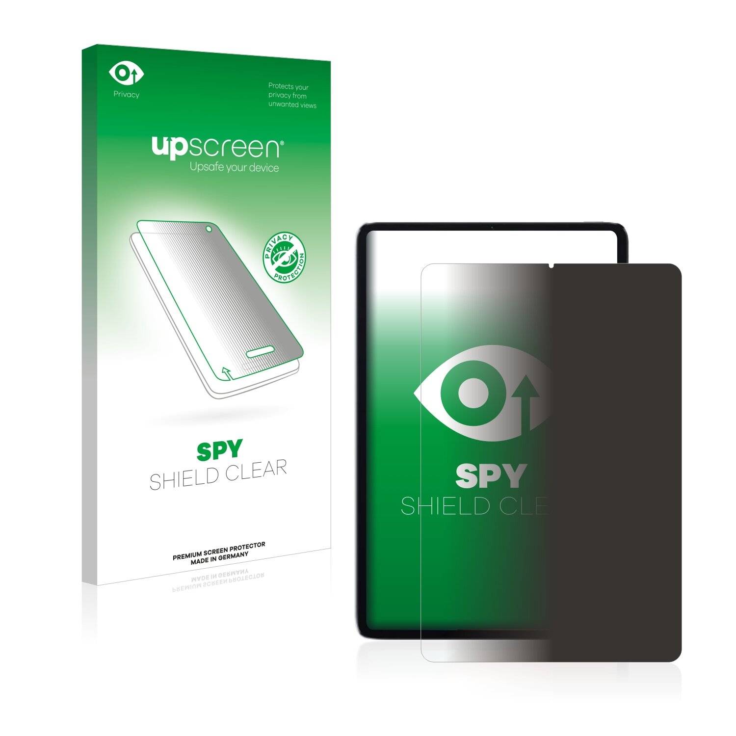 upscreen Spy Shield Clear Premium Blickschutzfolie für Xiaomi Mi Pad 5