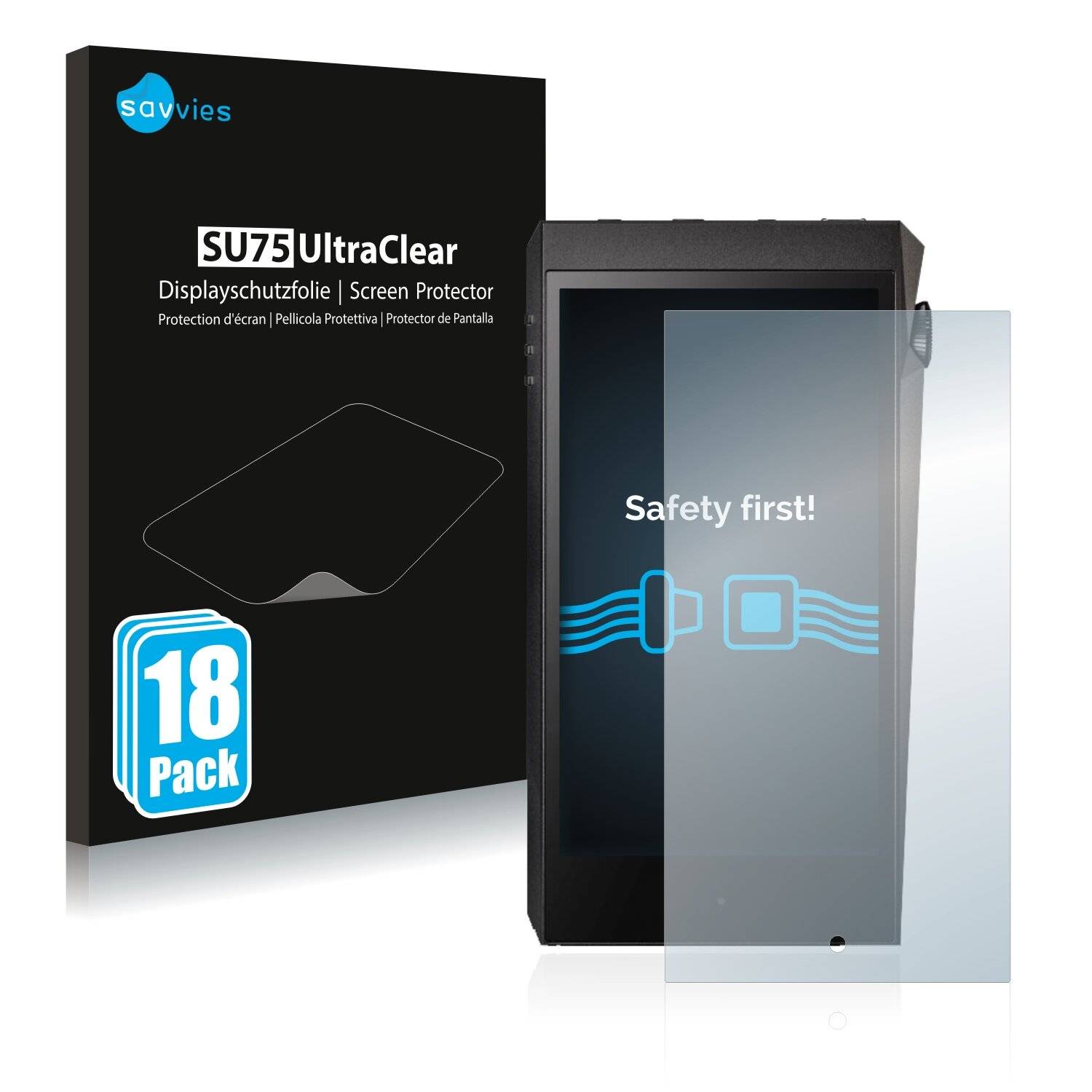 18x Savvies SU75 Displayschutzfolie für Astell&Kern A&ultima