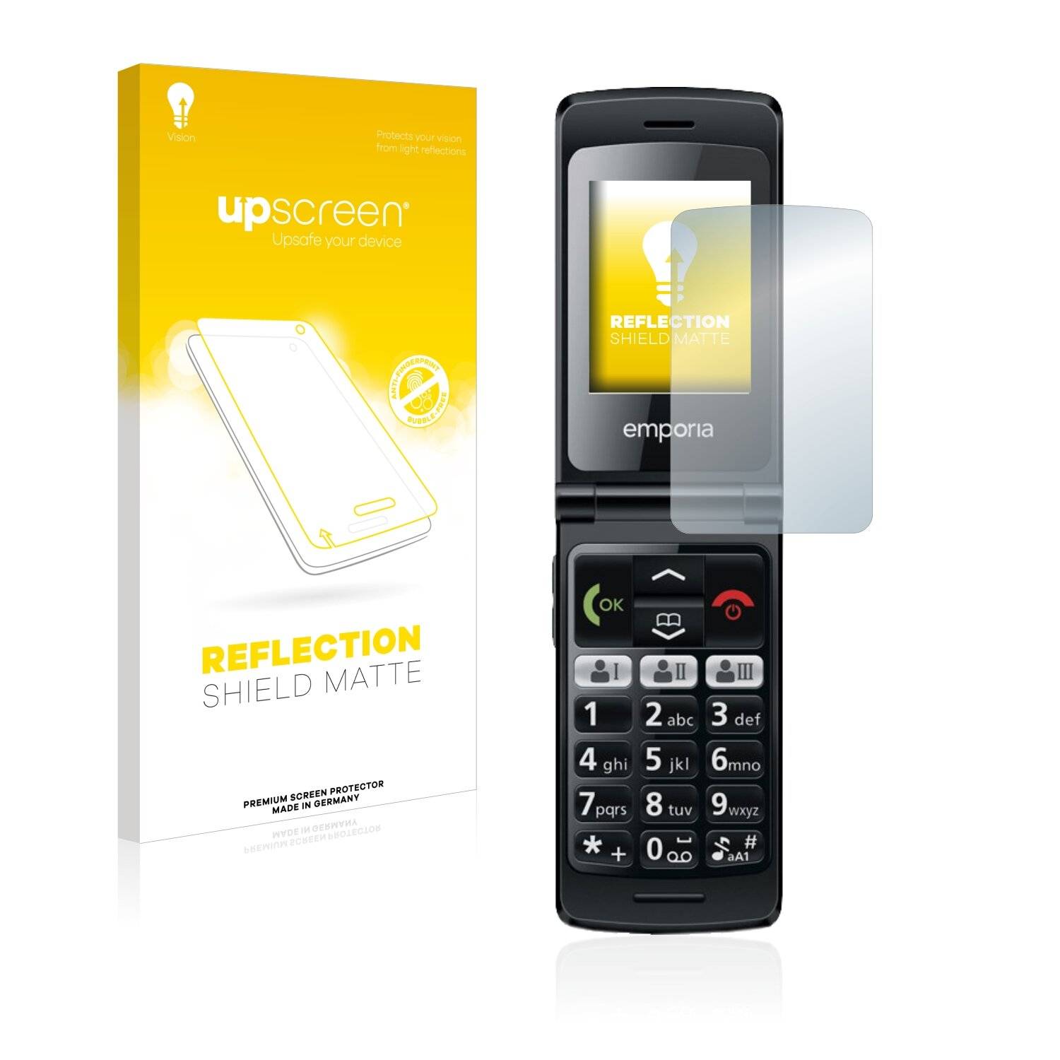 upscreen Reflection Shield Matte Premium Displayschutzfolie für Emporia