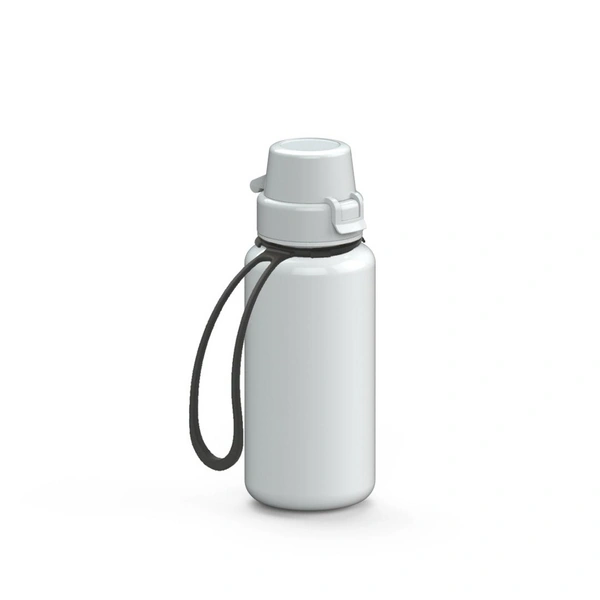 0,4 L Wasserflasche "School" Tritanflasche mit Trägerband 0,4 L Wasserflasche "School" Tritanflasche mit Trägerband