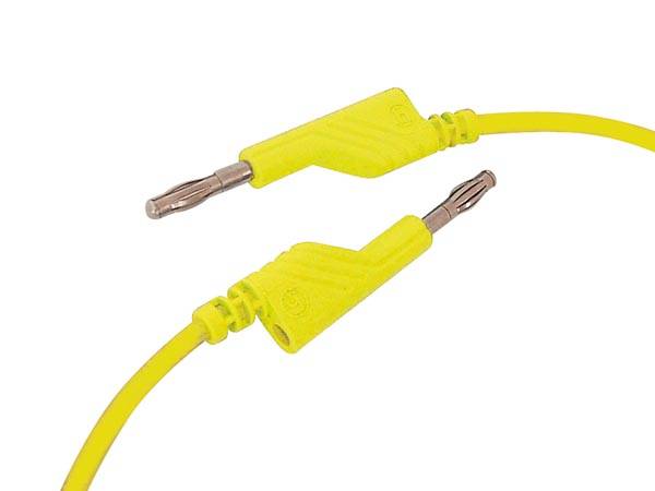 MESSLEITUNG 4mm 50cm / GELB (MLN-SIL / 1)