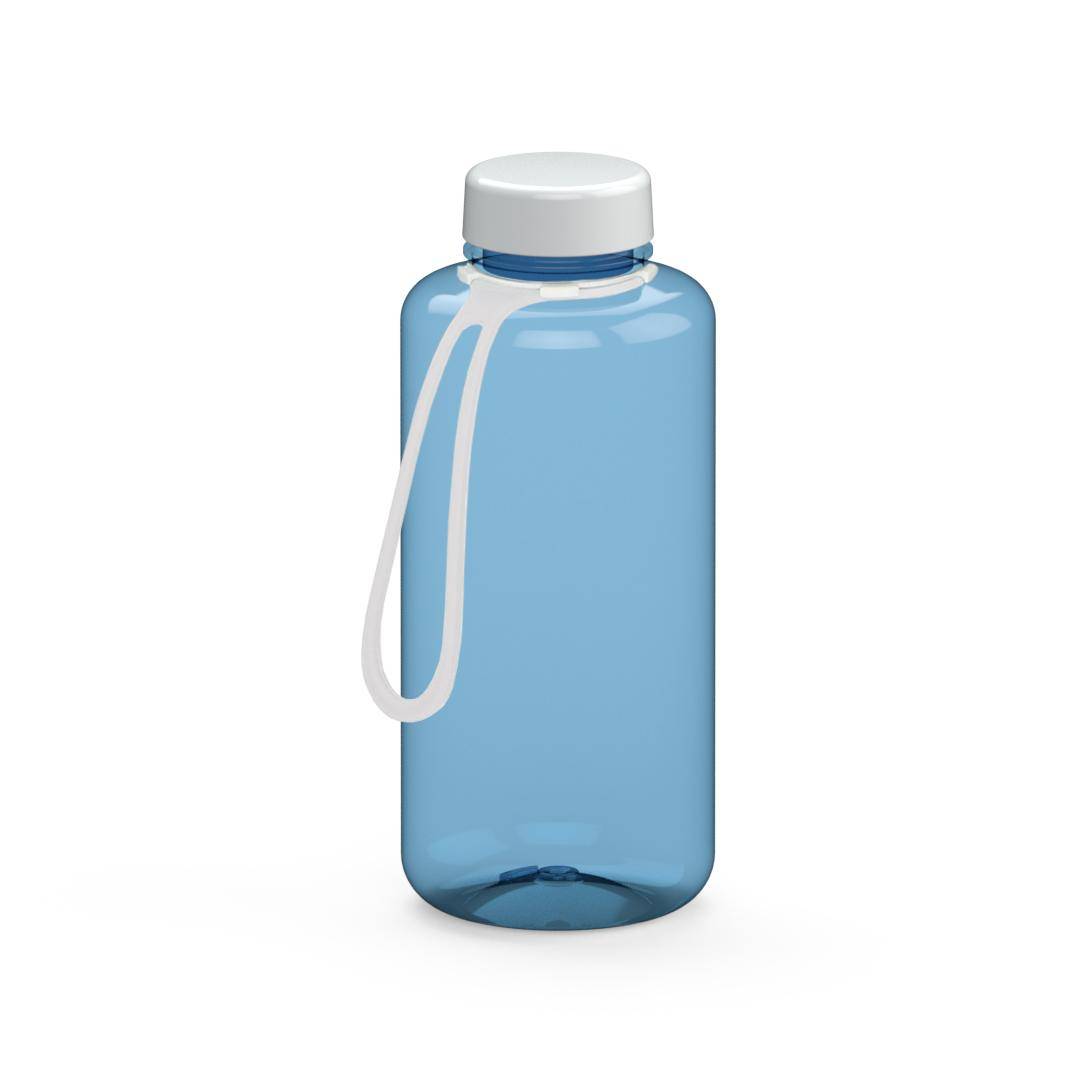 1 L Wasserflasche "Refresh" Tritanflasche mit Trägerband