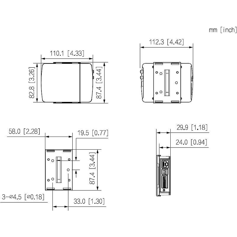 Dahua IPC-HUM8441E-E1 Haupteinheit 4MPx Audio PoE