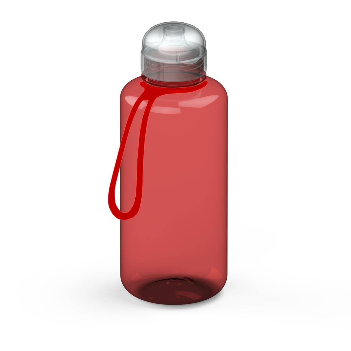 1 L Wasserflasche "Sports" Tritanflasche mit Trägerband