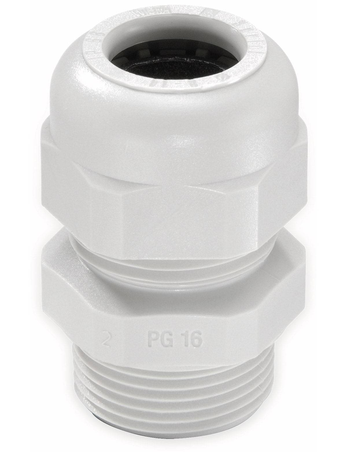 WISKA Kabelverschraubung, 10066403, SKV 13,5, PG 13,5, PG, Lichtgrau