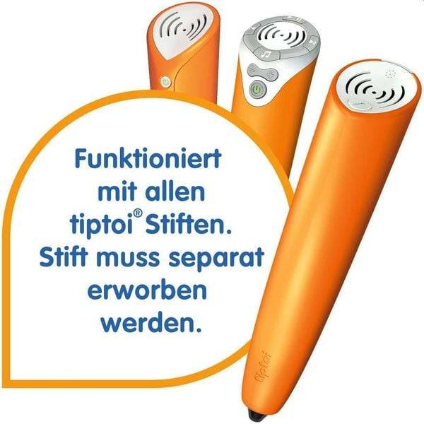 Funktioniert mit allen tiptoi Stiften. Stift muss separat erworben werden.