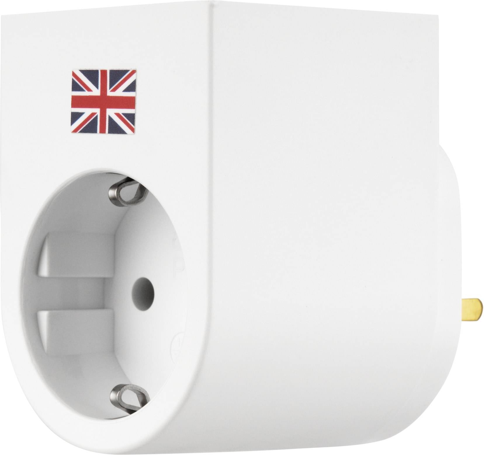 REV Reisestecker Traveler, UK, weiß