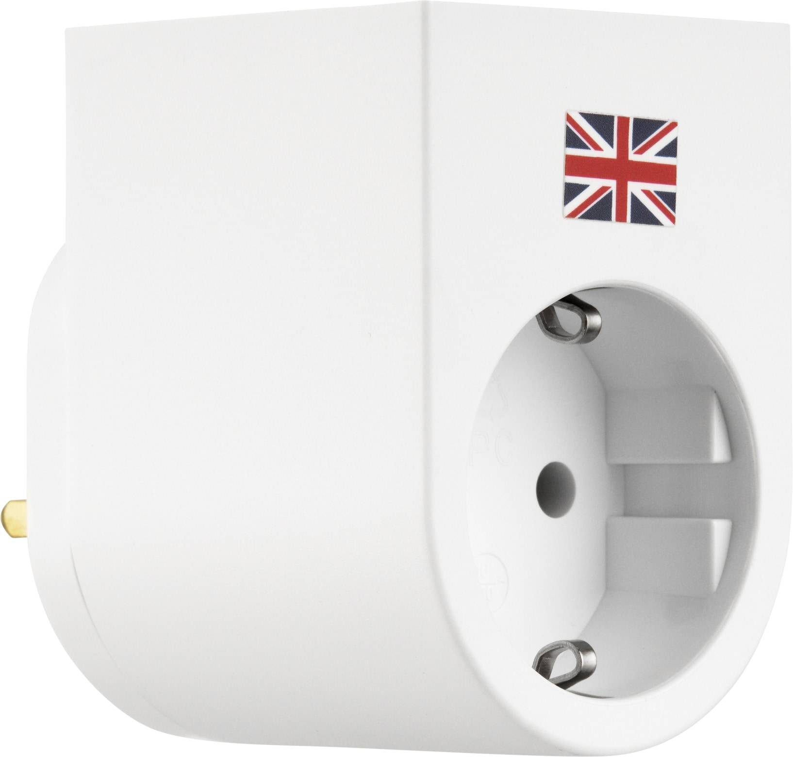 REV Reisestecker Traveler, UK, weiß