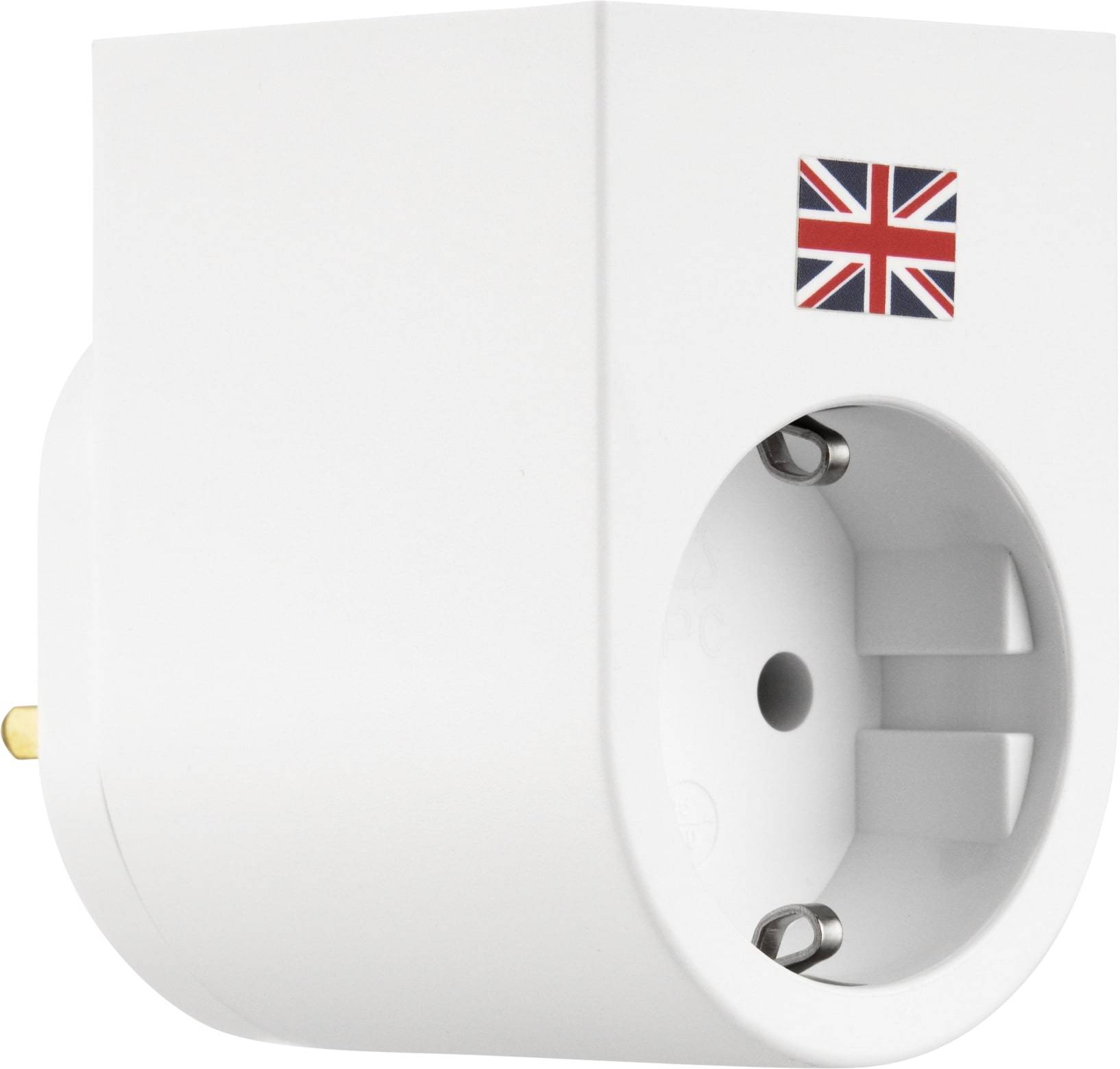 REV Reisestecker Traveler, UK, weiß