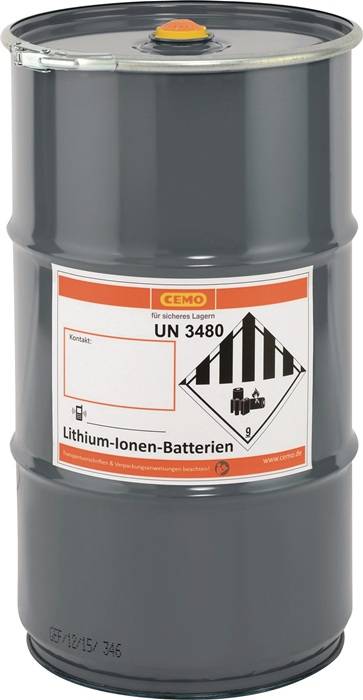 Akku-Sicherheitstonne 60l grau