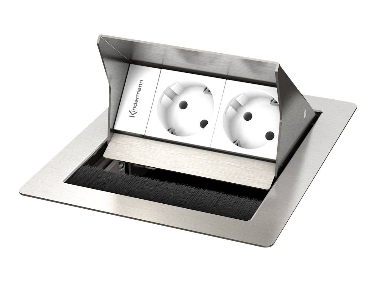 Kindermann CablePort standard² 2-fold - Steckdosengehäuse für Unterputzmontage