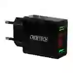 C0028 2*USB-A Netzladegerät mit Display (schwarz) C0028 2*USB-A Netzladegerät mit Display (schwarz)