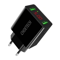 C0028 2*USB-A Netzladegerät mit Display (schwarz) C0028 2*USB-A Netzladegerät mit Display (schwarz)