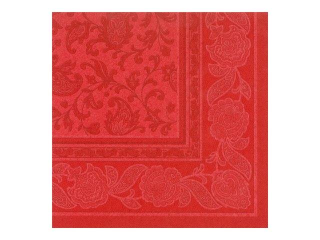 PAPSTAR ROYAL Collection - Serviette - Grösse 40 x 40 cm - Einweg - Rot (Packung mit 50)