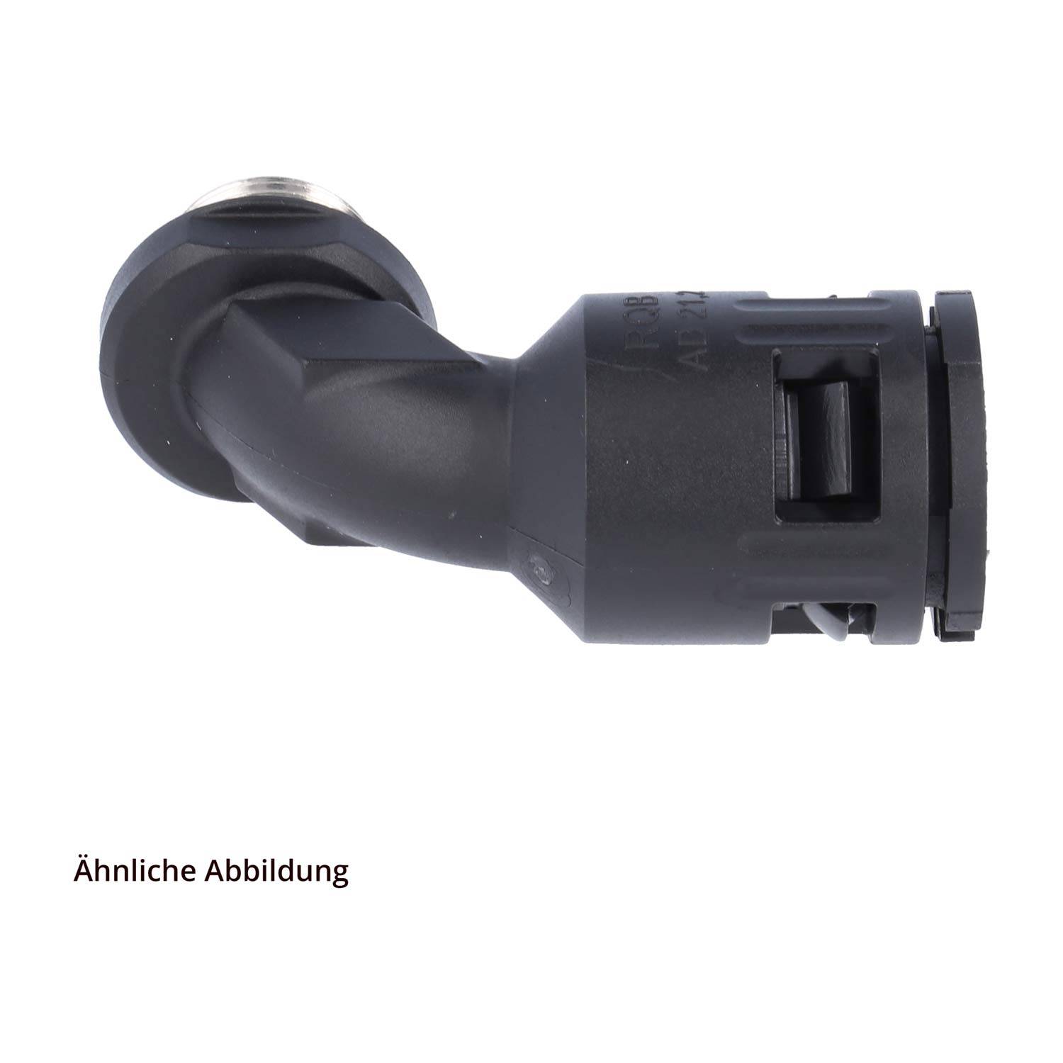 FLEXA RQBK90-M Schnellverschraubung 90 Grad Bogen Gewinde M40x1,5 für Schlauch-Außendurchmesser 34,5mm hochdichtend mit