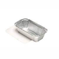 Papstar 14517, Aluminium, Silber, 0,7 l, 195 mm, 103 mm, 49 mm