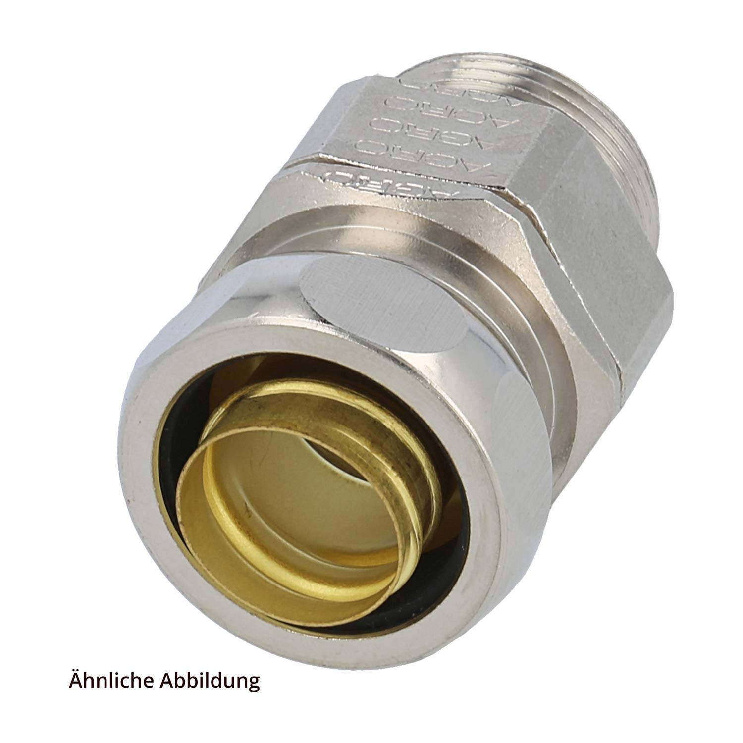 15013328012 FLEXA USDR-M Metallverschraubung gerade Gewinde M12x1,5 für Schlauch-Außendurchmesser 10,0mm für