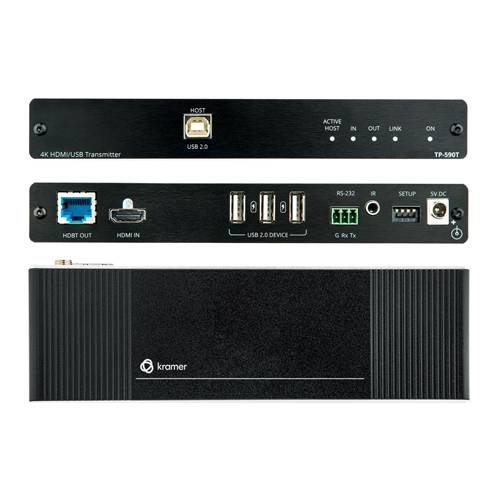 KRAMER TP-590T - 4K UHD HDMI-Sender mit großer Reichweite (HDMI über HDBaseT 2.0 | 4K@60Hz | 4:2:0 | RS-232)
