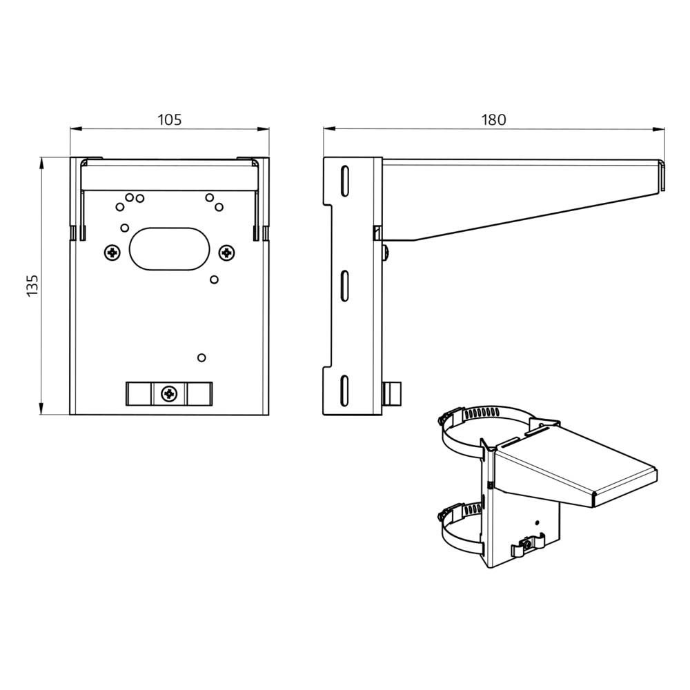 BEG Brück Electronic Masthalterung 93220