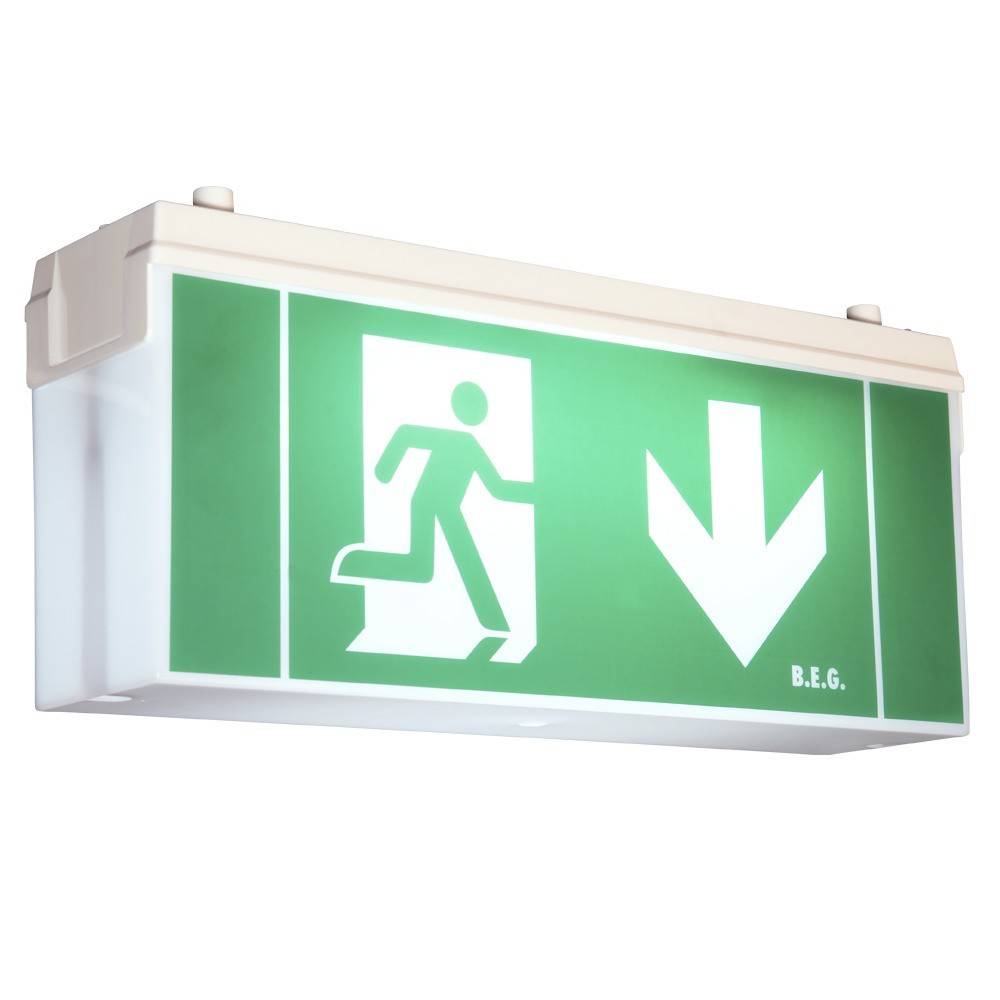 BEG Brück Electronic Rettungszeichenleuchte 2DN-H25/8/1-LLD