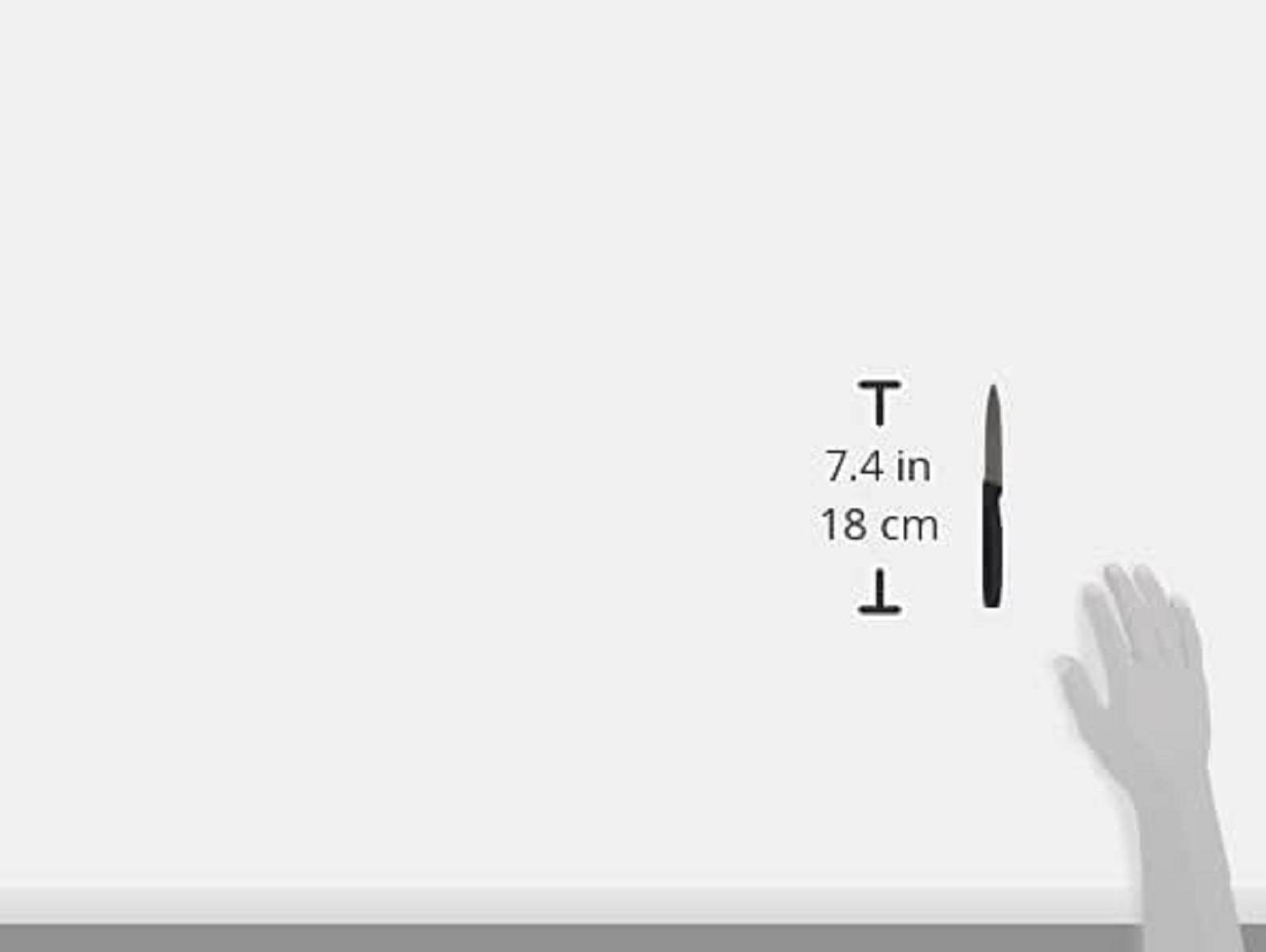 Victorinox, 5.0603, Standard, Gemüsemesser, Extra scharfe Klinge, mit geradem Schliff, robuster Kunststoff-Griff, Schwarz, Made in Switzerland, Spül