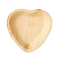 Papstar 85501, Teller, andere, Palmengewächse, Holz, Monochromatisch, 25 Stück(e)