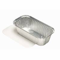 Papstar 14516, Aluminium, Silber, 1,5 l, 242 mm, 130 mm, 70 mm