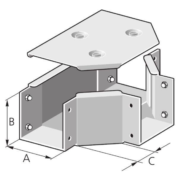 Pflitsch T-Stück-Deckel TDF 100/100 VAG