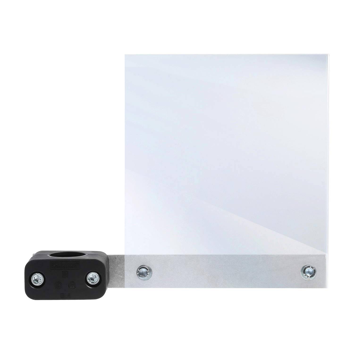 135550 STEX24 BT-H26 102 Beschriftungstafel unbedruckt für zweistufige Signalsäule Werkstoff PA / Aluminium / PMMA -