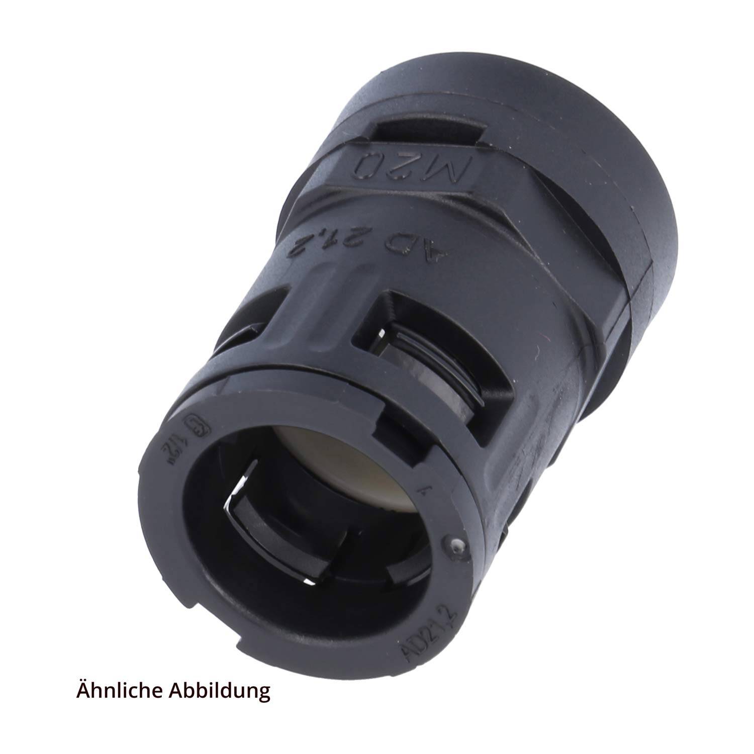 FLEXA RQGK2-P Schnellverschraubung gerade Gewinde PG36x1,588 für Schlauch-Außendurchmesser 42,5mm hochdichtend mit