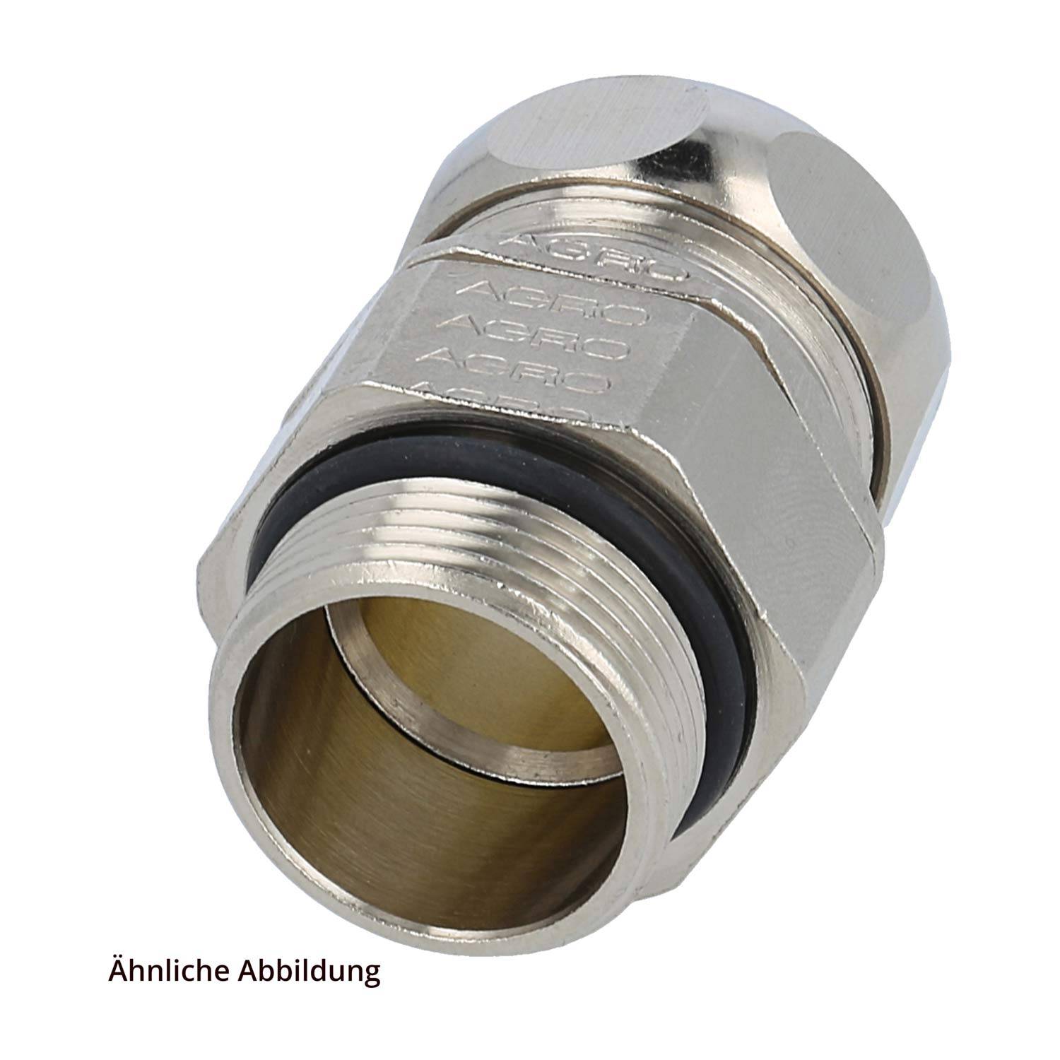 15013328063 FLEXA USDR-M Metallverschraubung gerade Gewinde M63x1,5 für Schlauch-Außendurchmesser 56,0mm für