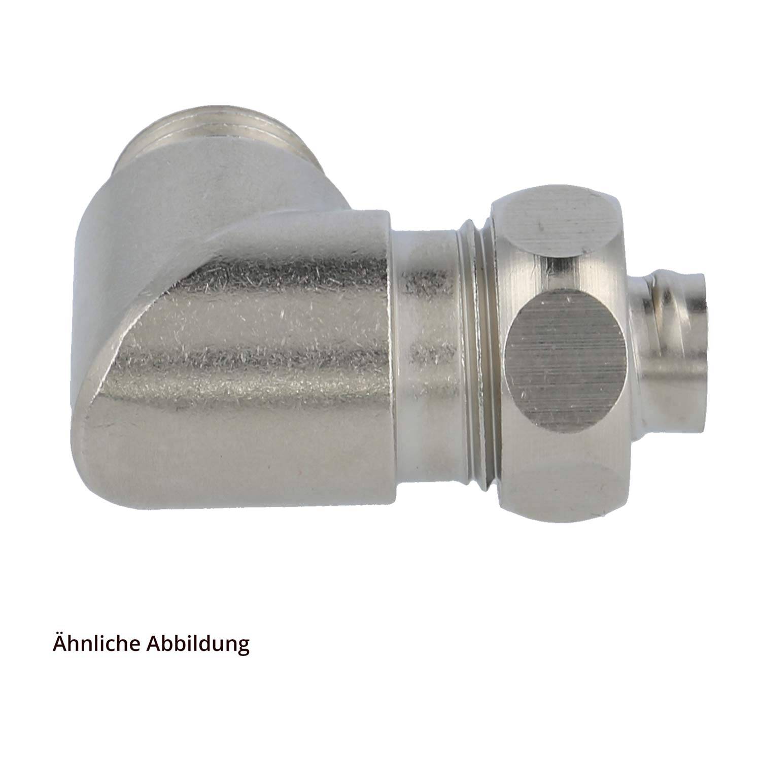 15011228009 FLEXA USW-P Metallverschraubung 90 Grad Winkel Gewinde PG9x1,41 für Schlauch-Außendurchmesser 14,0mm für