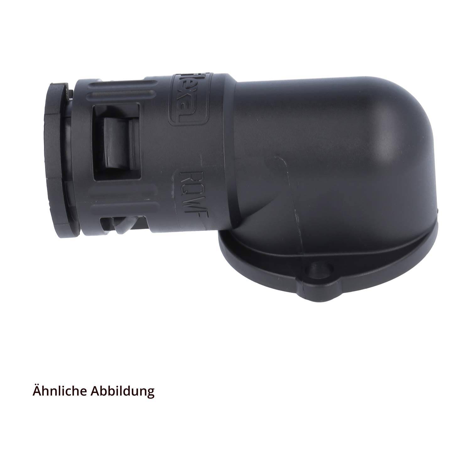 FLEXA FFL Flanschanschluss inkl. Flanschdichtung für Schlauch-Außendurchmesser 21,2mm hochdichtend Flansch 90 Grad