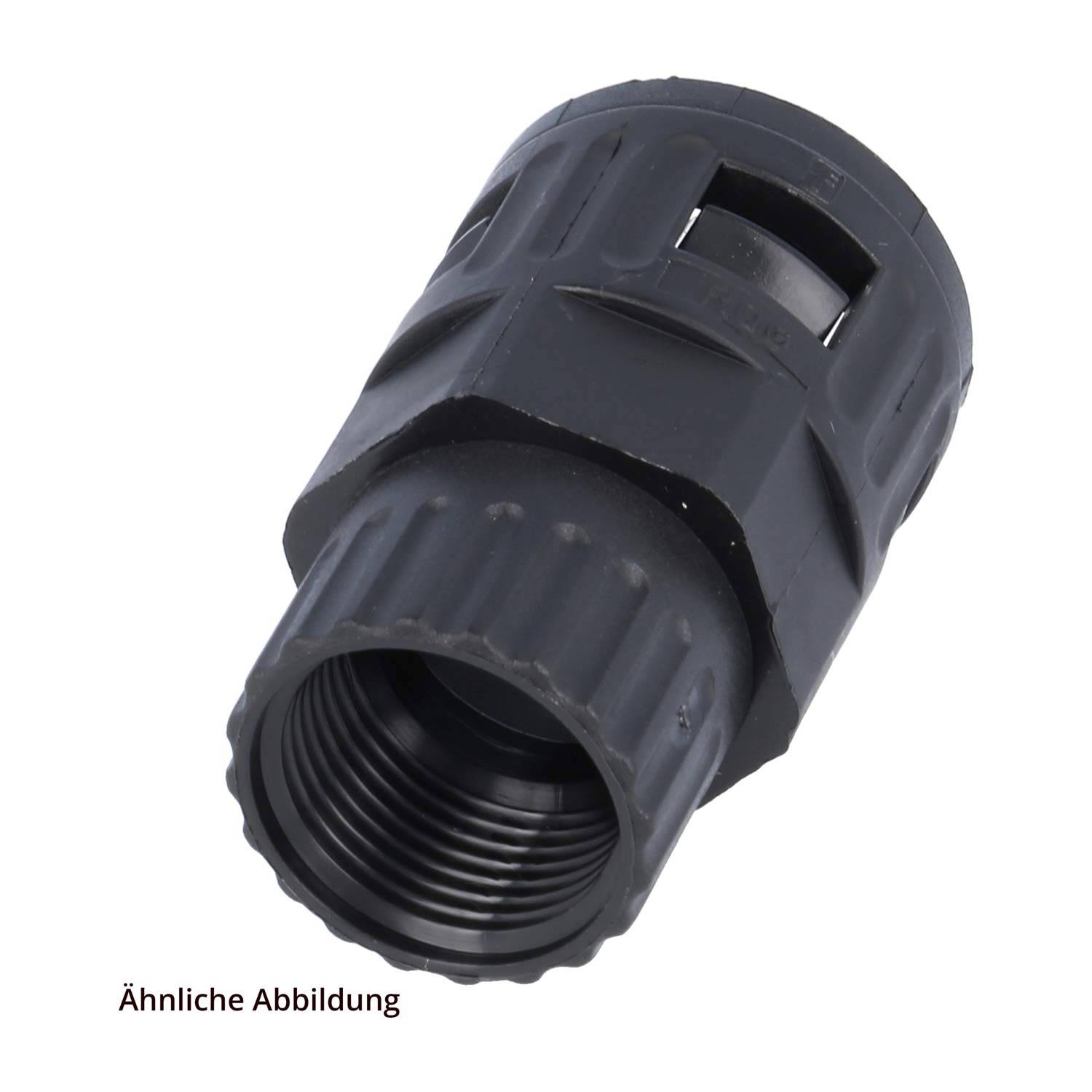 FLEXA RQG3-M Schnellverschraubung gerade Gewinde M12x1,5 für Schlauch-Außendurchmesser 13,0mm konisch dichtend mit