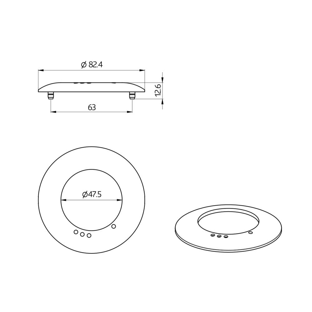 BEG Brück Electronic Abdeckring 93771