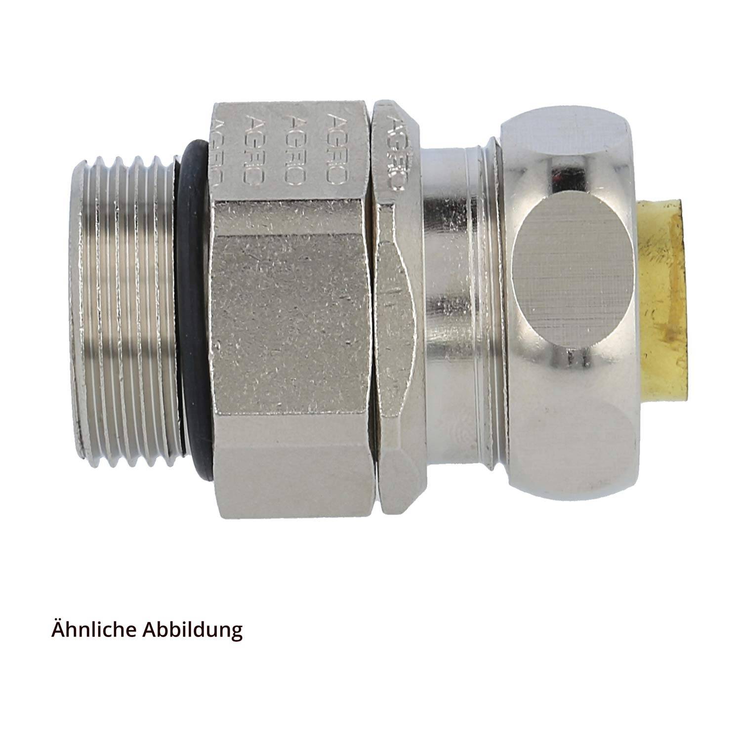 15013328032 FLEXA USDR-M Metallverschraubung gerade Gewinde M32x1,5 für Schlauch-Außendurchmesser 27,0mm für