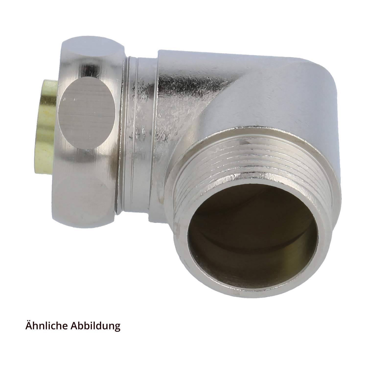 15010501032 FLEXA USW-M Metallverschraubung 90 Grad Winkel Gewinde M32x1,5 für Schlauch-Außendurchmesser 27,0mm für