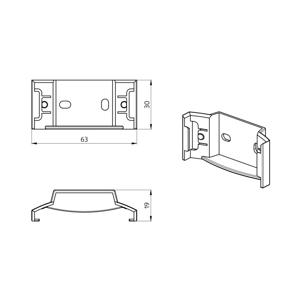 BEG Brück Electronic Wandhalterung 92100