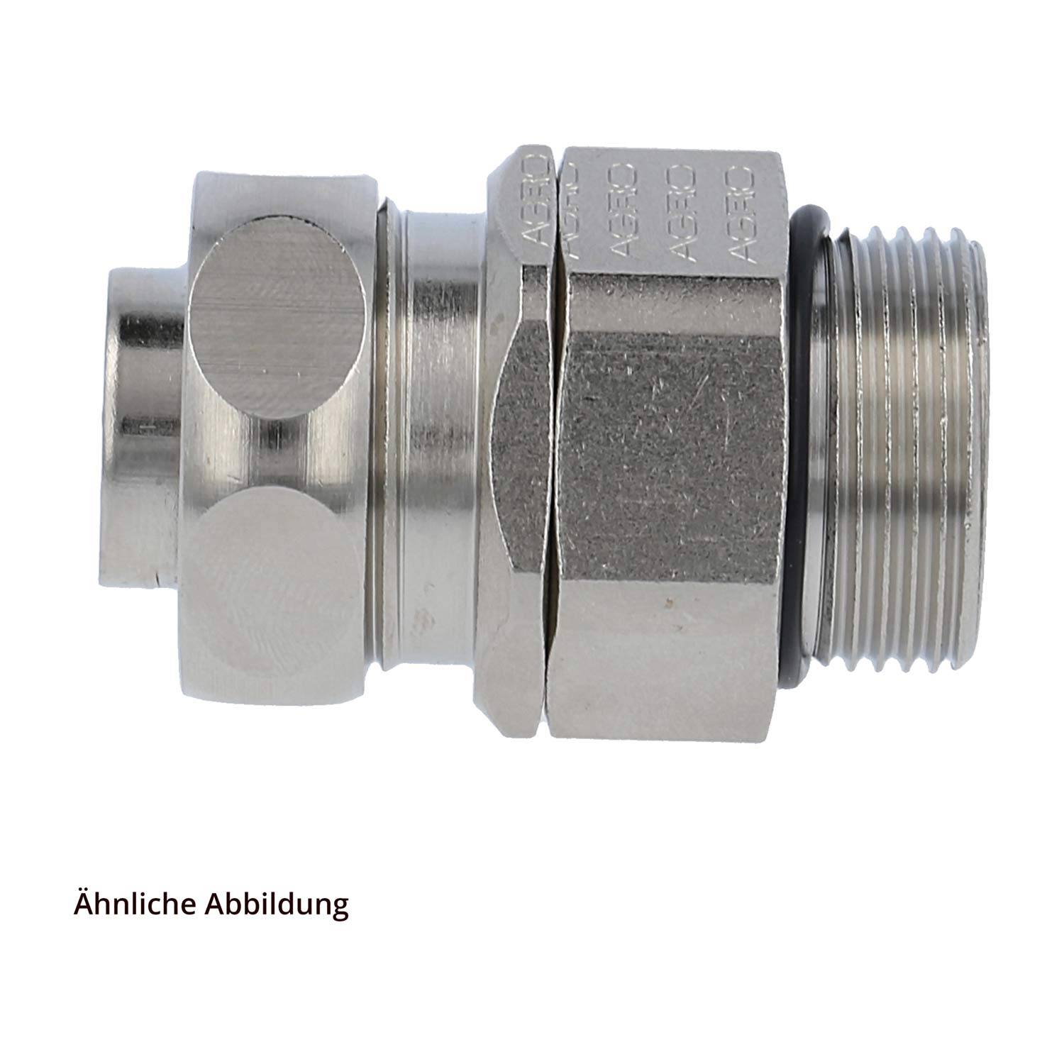 15013328016 FLEXA USDR-M Metallverschraubung gerade Gewinde M16x1,5 für Schlauch-Außendurchmesser 14,0mm für